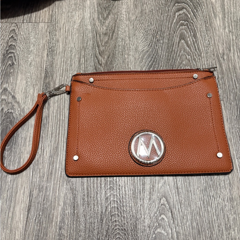 MKF Collection Brown Leather Women's Hobo Bag - Picture 11 of 14